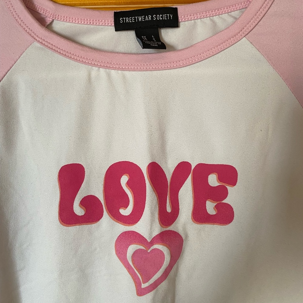 Long sleeve crop top